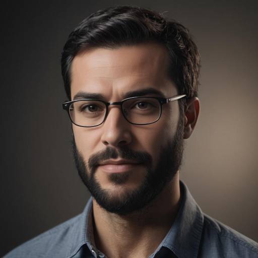 Cinematic Portrait of a Bearded Man