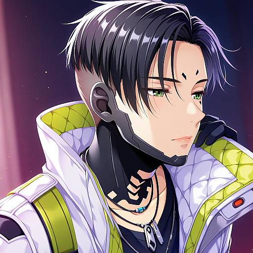 Illustration of Crypto (apex legends), apex legends in the style of Takano yuki (allegro mistic)