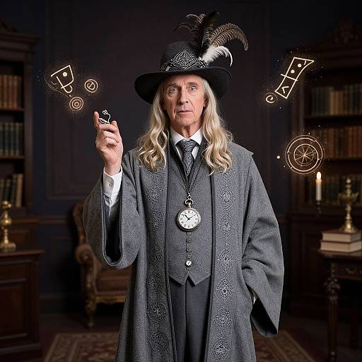 Professor Wiseman Fantasy Academia Costume