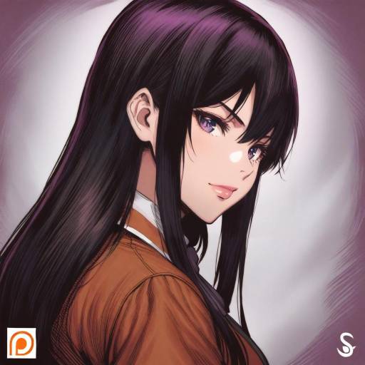 Illustration of Aihara mei, citrus (saburouta) in the style of Speedl00ver