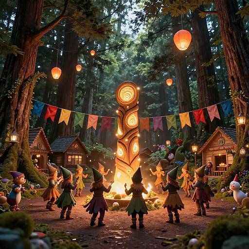 Elftown Village Festival in Forest