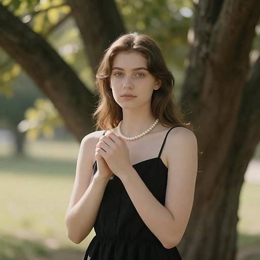 Elegant Portrait of a Young Woman