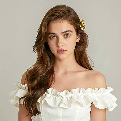 Elegant Portrait of a Young Woman