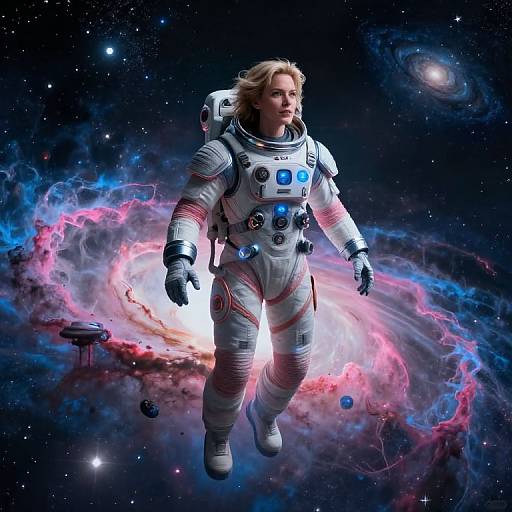 Cybill as Cosmic Space Traveler