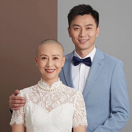 Elegant Couple in Stylish Attire