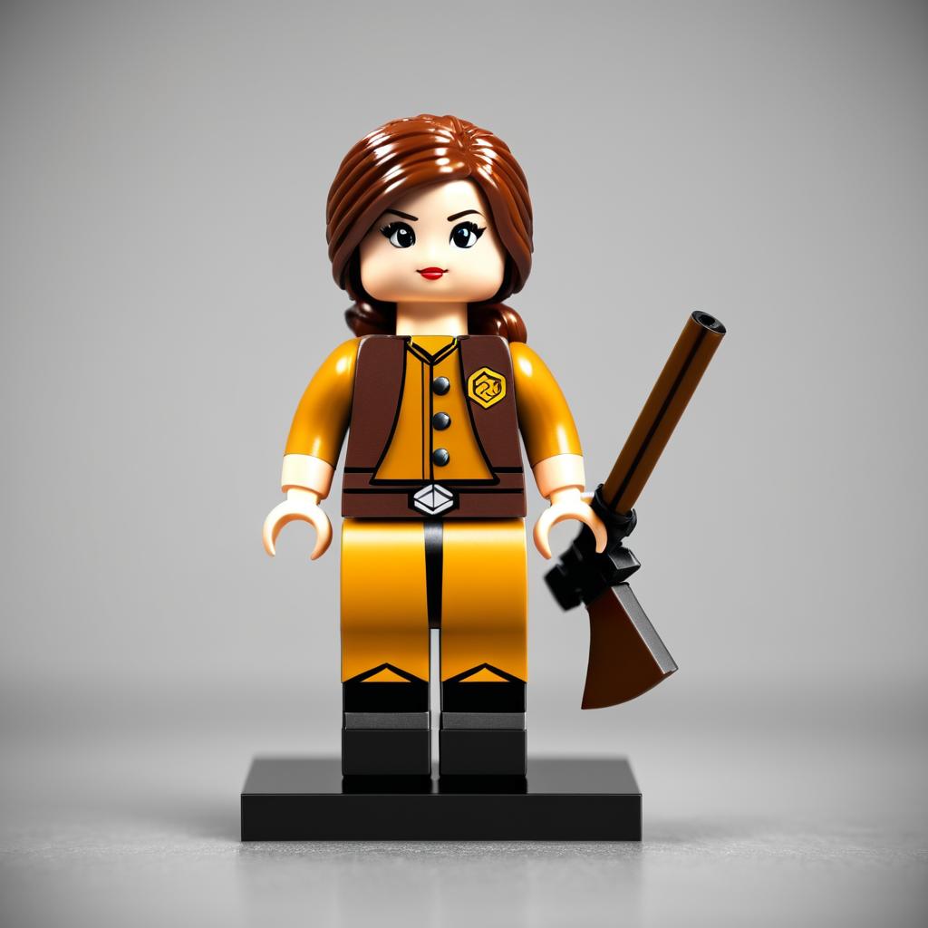 Vintage LEGO Katniss Everdeen Mini Figure