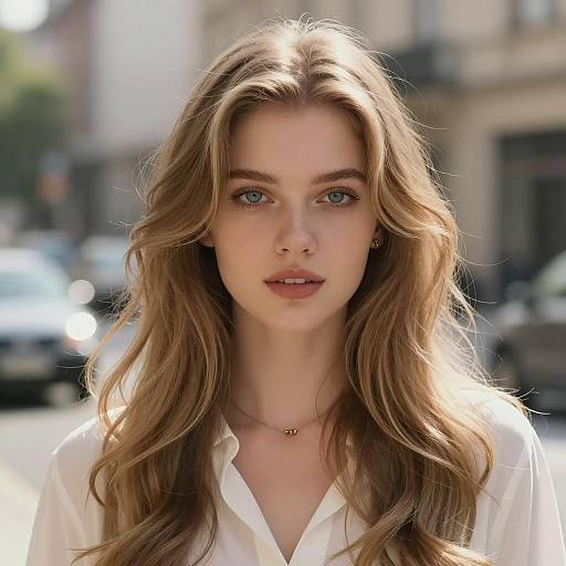 Ethereal Portrait of a Young Woman