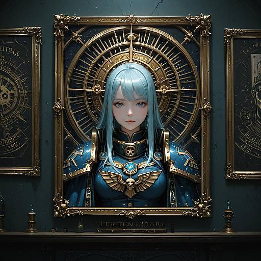 Warhammer 40k Female Commissar Portrait