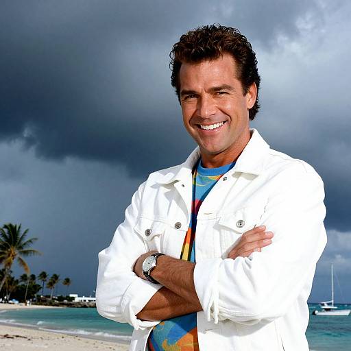 80's Miami Vice Man with Storm