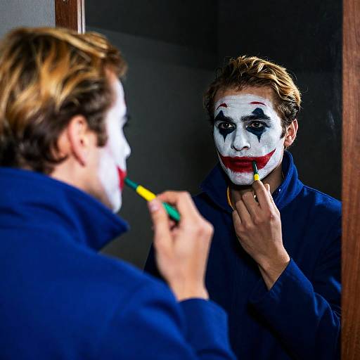 Young Man in Blue Jacket Portrait