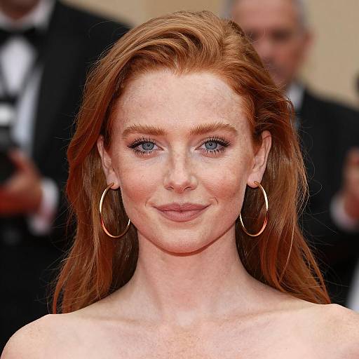 Portrait of a Freckled Redhead