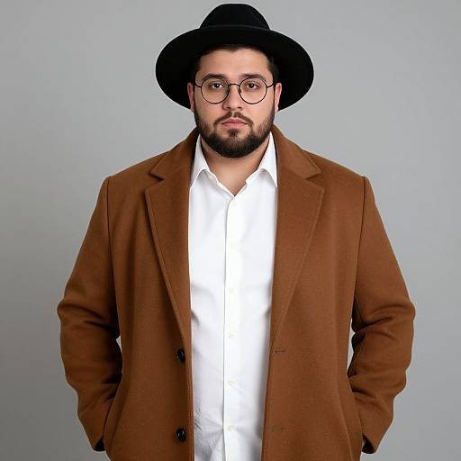 Stylish Plus Size Male Portrait
