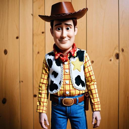 Man in Woody from Toy Story Costume