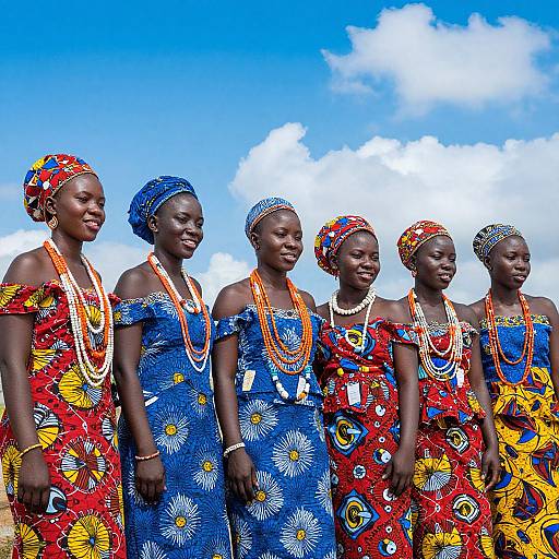 African Women in Traditional Attire