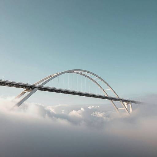 Ethereal Bridge Between Earth and Sky