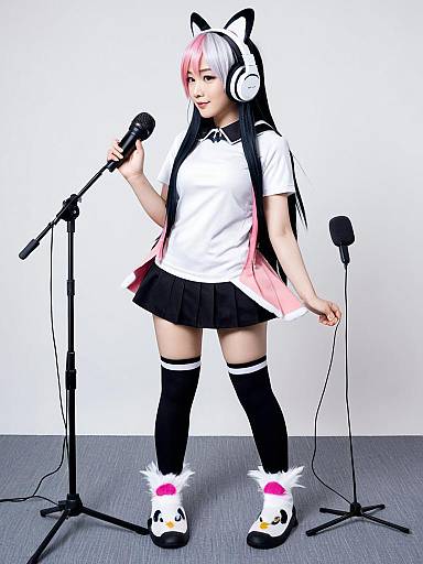 Cosplay photo of african penguin (kemono friends). Costume clothes