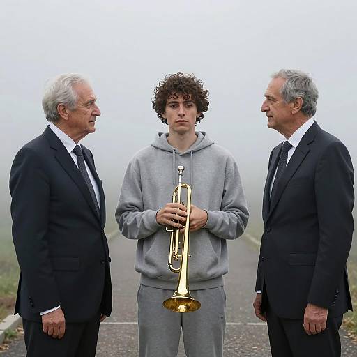 Men in Fog: A Mysterious Encounter