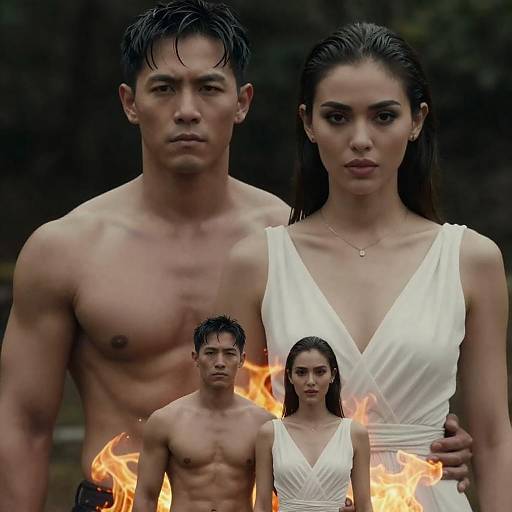 Dramatic Portrait of a Power Couple