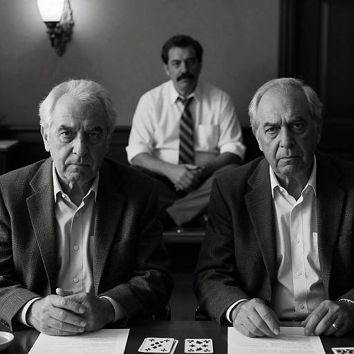 Candid Black-and-White Portraits of Men