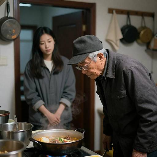 A Warm Evening in the Cozy Kitchen