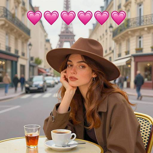Elegant Woman in Parisian Setting