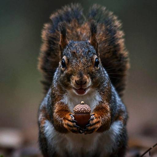 Smiling Squirrel: A Cinematic Wildlife Portrait