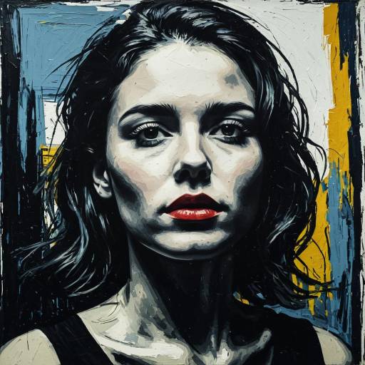 Expressionist Portrait of a Woman