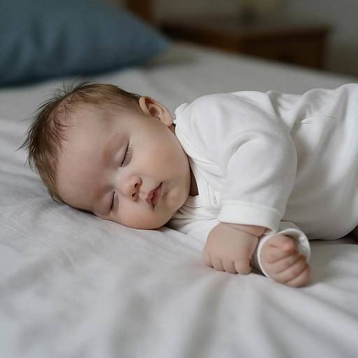 Serene Sleep of a Cherubic Baby