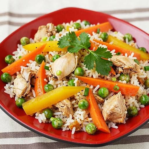 Vibrant Chicken Stir-Fry Close-Up