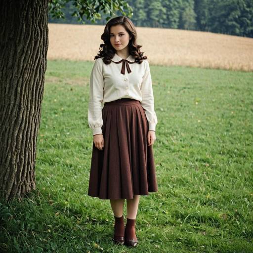 1940s Italian Agnese Cosplay Outfit