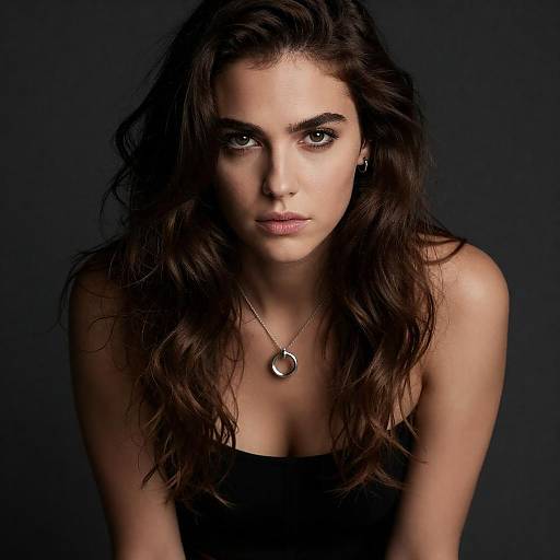 Intense Portrait of a Focused Woman