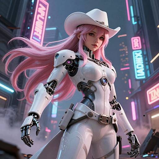 Ultra-Detailed Cyberpunk Girl Render