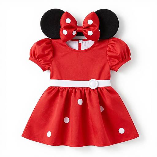 Red Minnie Dress with Ears