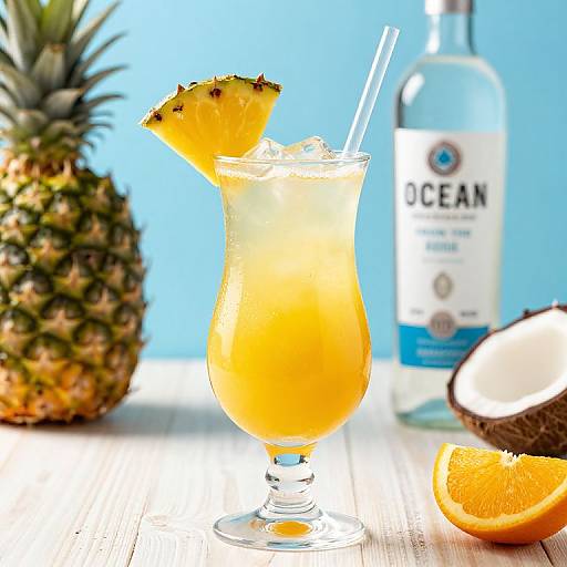 Tropical Cake by the Ocean Cocktail