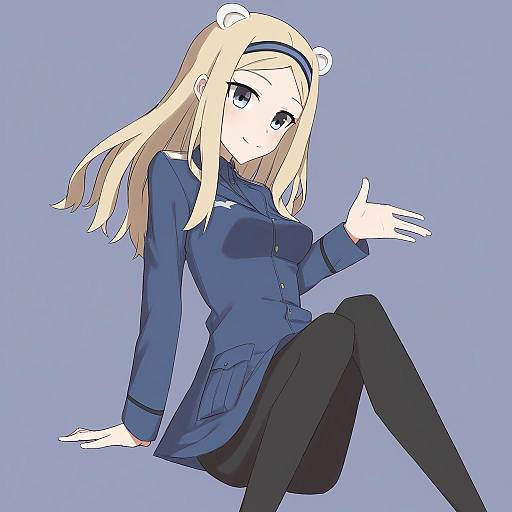 Illustration of Aleksandra i. pokryshkin, brave witches in the style of Elfenlied22