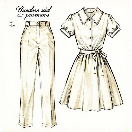 1956 Vintage Sewing Pattern Set