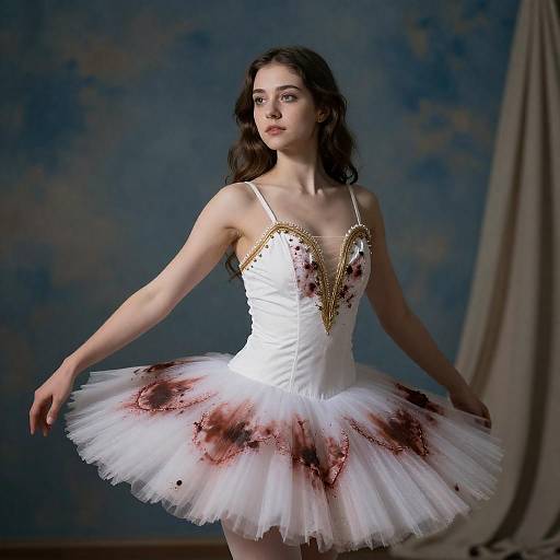 Elegant Dance Amidst Gruesome Beauty