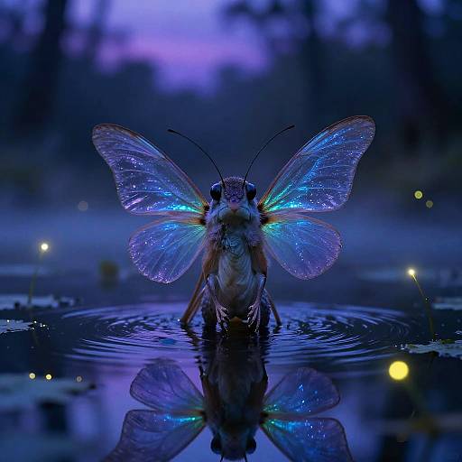 Mystical Grenouille at Twilight Pond