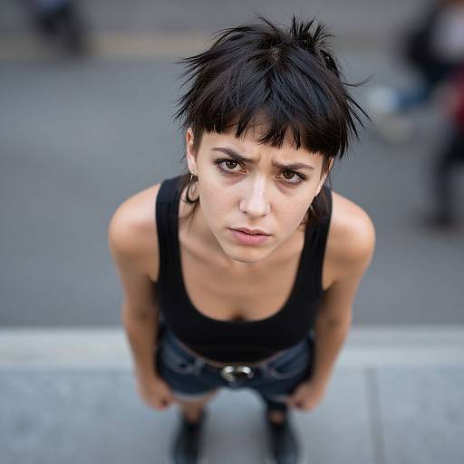 Ultra-Detailed Punk Portrait in City