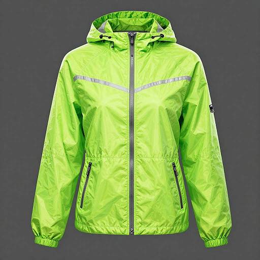 Neon Green DC Comics Windbreaker