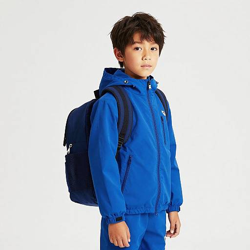 Young Boy in Blue Rio Costume