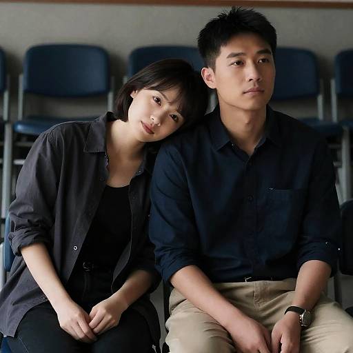 Intimate Moment Between Two Friends