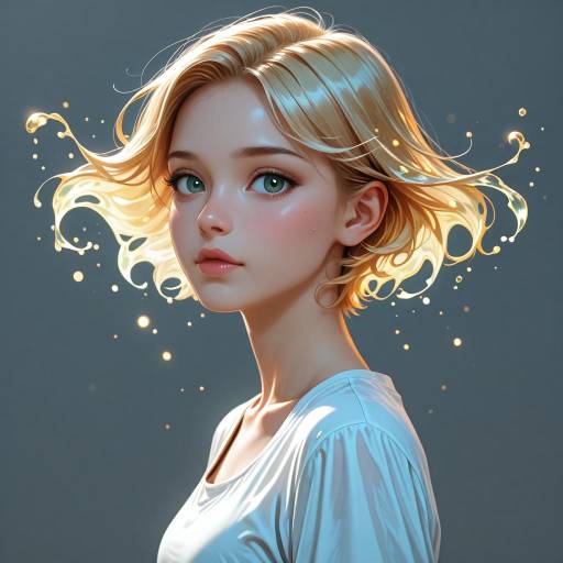 Youthful Hipster with Captivating Gaze