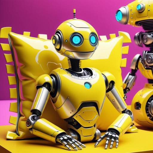 Whimsical Robot at Fashion Gala