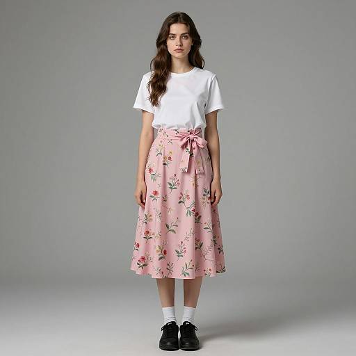 Photorealistic Full-Body Fashion Portrait