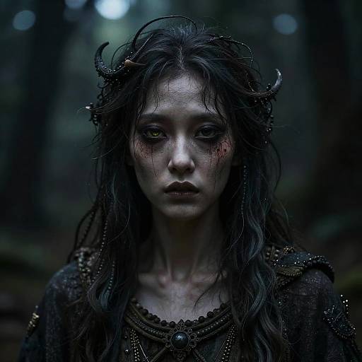 Eerie Portrait of a Forgotten God