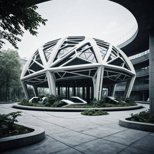 Futuristic Pavilion at Urban Zoo