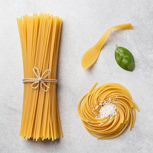 Artistic Pasta Composition