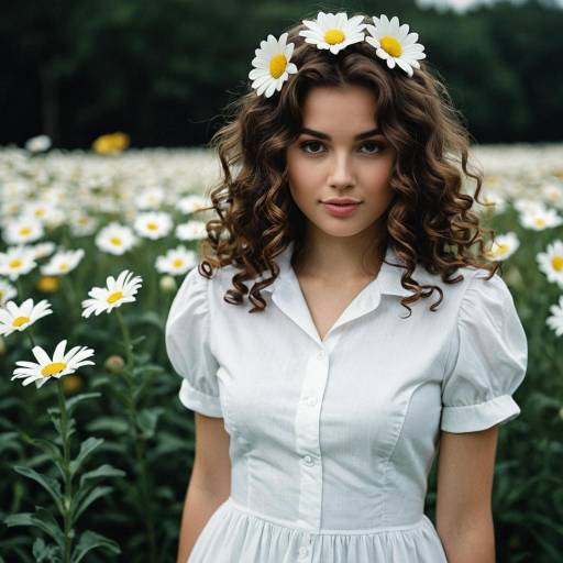 Girl in Daisy Mario Costume Outdoors
