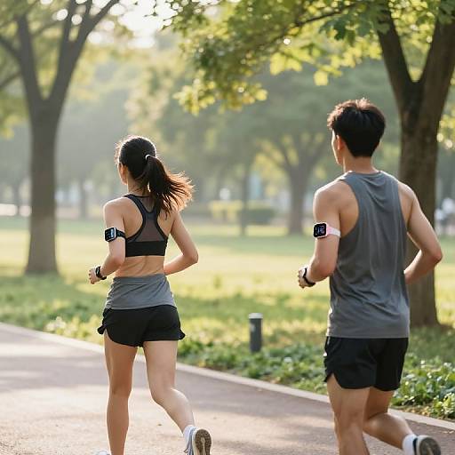 Minimalist Wearable Trackers on Runners